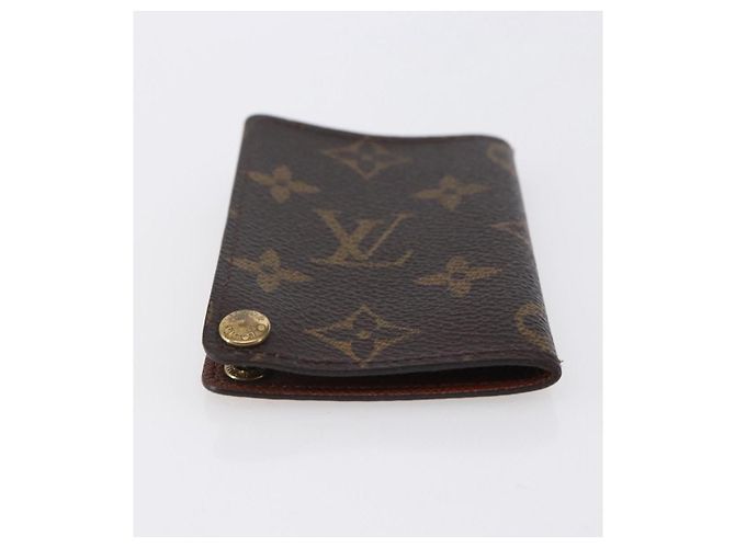 LOUIS VUITTON Monogram Porto Cartes Crdit Pression Estuche de Tarjetas M60937 Auth th6543 Monograma - vista 6