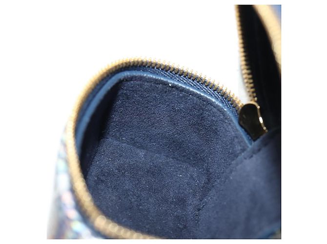 LOUIS VUITTON Borsa Micro Vanity Bijoux in Jacquard Laminato R95559 Auth 129778M D'oro Monogramma - vista 19