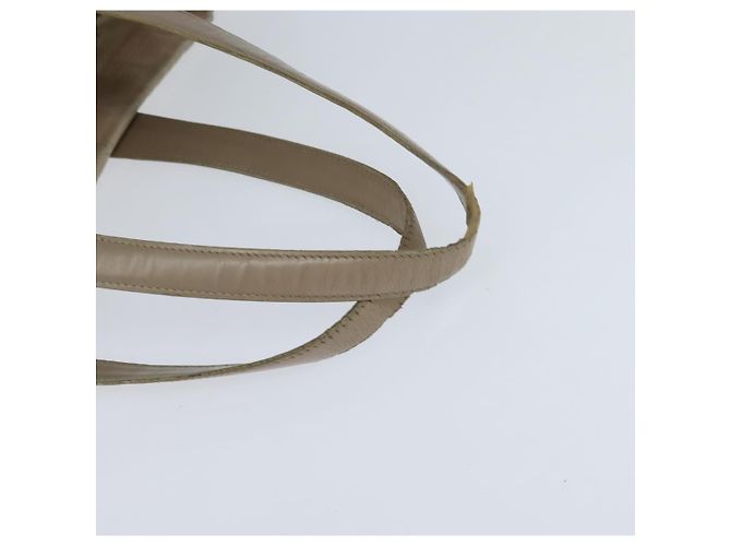 CHANEL Neue Reisetasche Nylon Beige Gold CC Auth bs30490 Golden - Ansicht 7