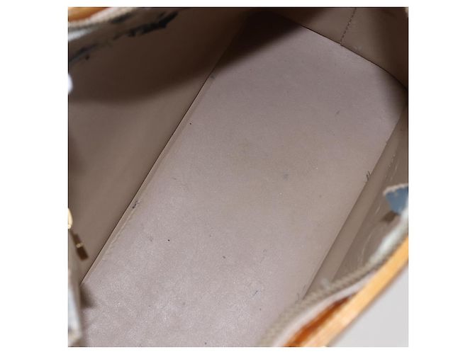 LOUIS VUITTON Sac à main Monogram Vernis Houston Beige M91004 LV Auth bs30514 - vue 11
