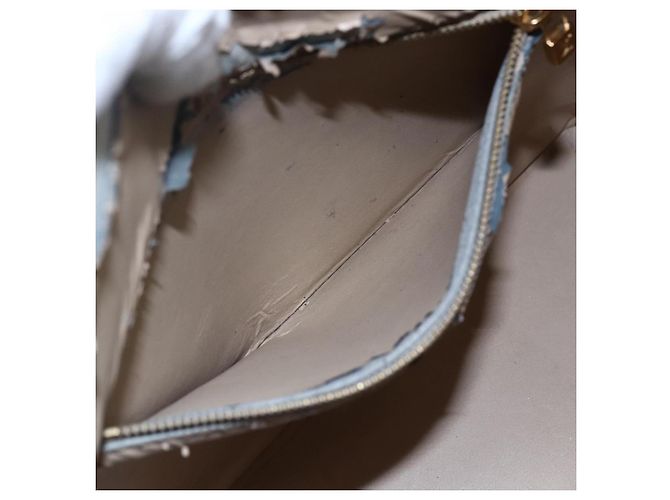 LOUIS VUITTON Sac à main Monogram Vernis Houston Beige M91004 LV Auth bs30514 - vue 22