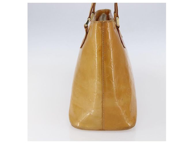 LOUIS VUITTON Sac à main Monogram Vernis Houston Beige M91004 LV Auth bs30514 - vue 3