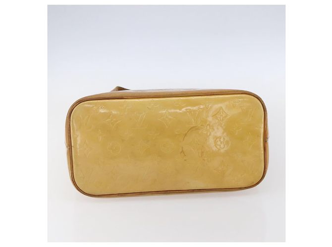 LOUIS VUITTON Sac à main Monogram Vernis Houston Beige M91004 LV Auth bs30514 - vue 5