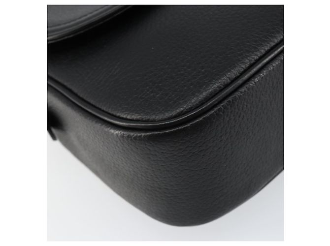 Autre Marque Burberrys Nova Check Shoulder Bag Leather Black Gold Auth bs30325 Golden - view 11