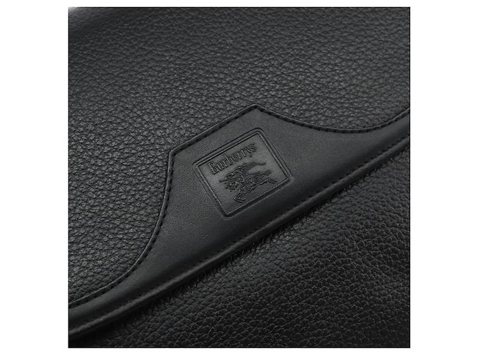 Autre Marque Burberrys Nova Check Shoulder Bag Leather Black Gold Auth bs30325 Golden - view 14