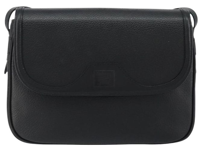 Autre Marque Burberrys Nova Check Shoulder Bag Leather Black Gold Auth bs30325 Golden - view 2