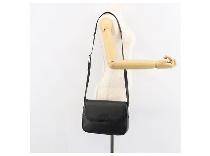 Autre Marque Burberrys Nova Check Shoulder Bag Leather Black Gold Auth bs30325 Golden - view 21