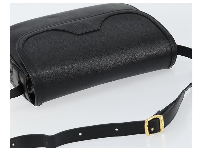 Autre Marque Burberrys Nova Check Shoulder Bag Leather Black Gold Auth bs30325 Golden - view 6