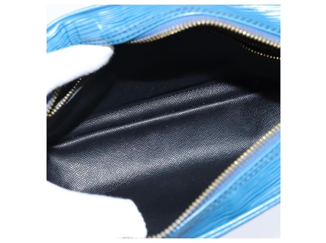 LOUIS VUITTON Borsa a Spalla Epi Trocadero 23 Blu M52305 LV Auth 150255 - vista 10