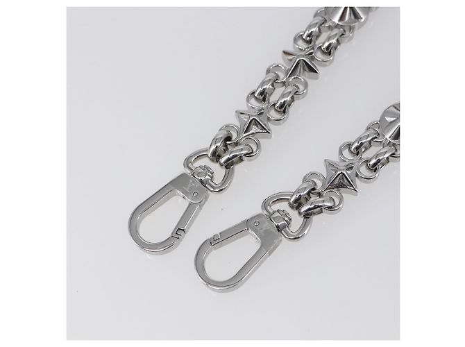 LOUIS VUITTON Cintura a Spalla in Catena Metallica 23,6"" Argento LV Auth 150795 - vista 3