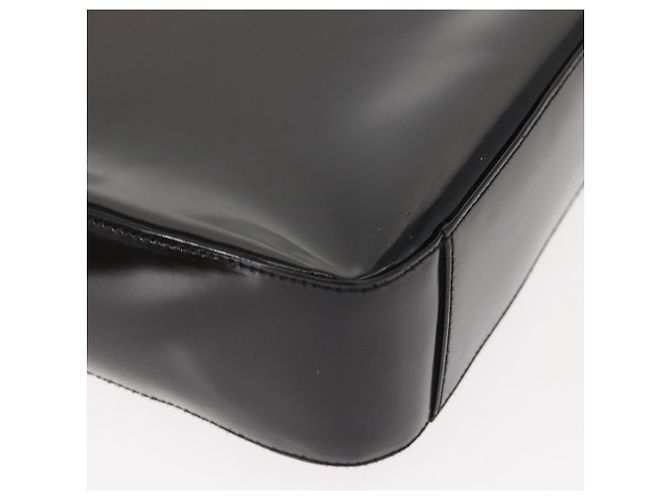 GUCCI Soho Shoulder Bag Enamel Black Auth ep11593 - view 12