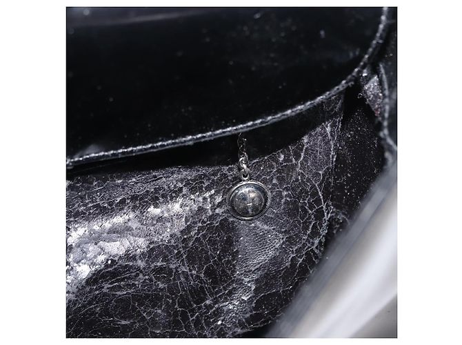 GUCCI Soho Shoulder Bag Enamel Black Auth ep11593 - view 18
