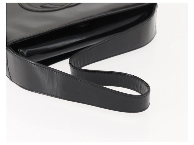 GUCCI Soho Shoulder Bag Enamel Black Auth ep11593 - view 7