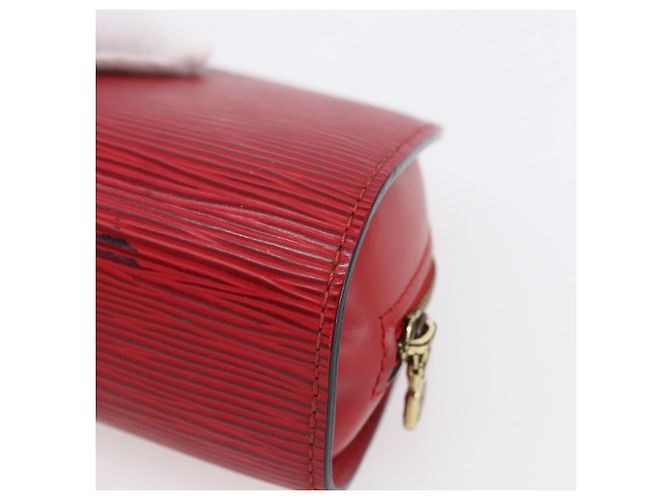 LOUIS VUITTON Pochette Dauphine PM Epi Rosso Castigliano M48447 LV Auth BA7421 - vista 15