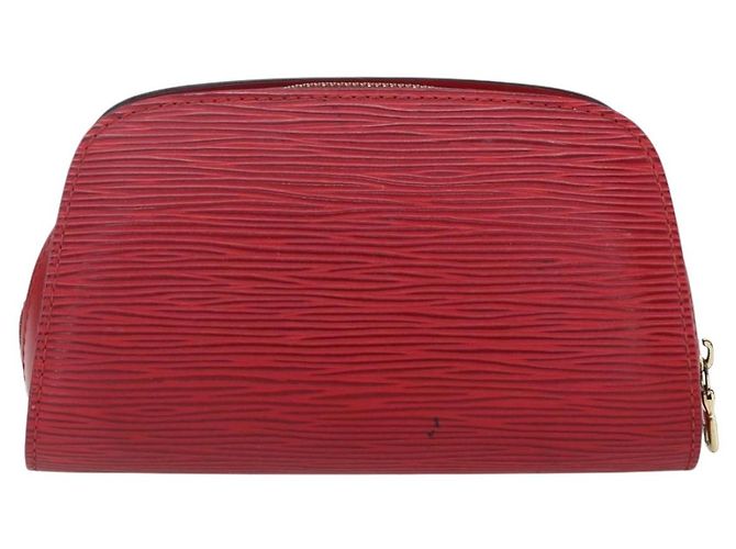 LOUIS VUITTON Pochette Dauphine PM Epi Rosso Castigliano M48447 LV Auth BA7421 - vista 2