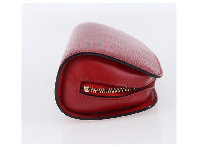 LOUIS VUITTON Pochette Dauphine PM Epi Rosso Castigliano M48447 LV Auth BA7421 - vista 4