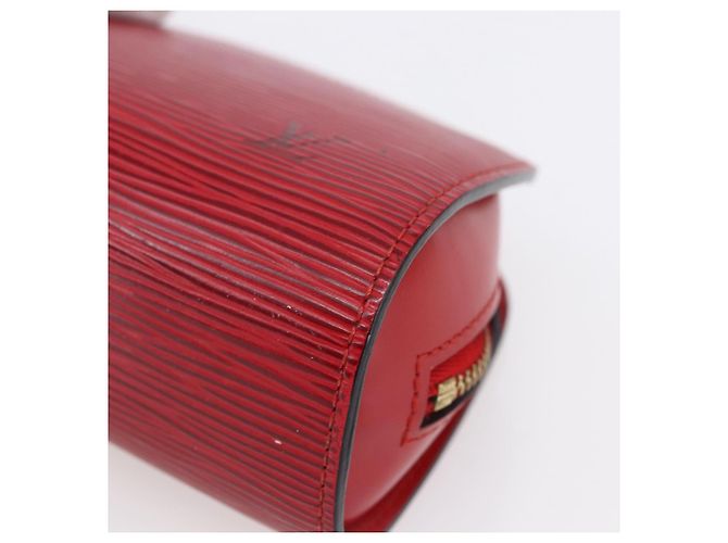 LOUIS VUITTON Pochette Dauphine PM Epi Rosso Castigliano M48447 LV Auth BA7421 - vista 7
