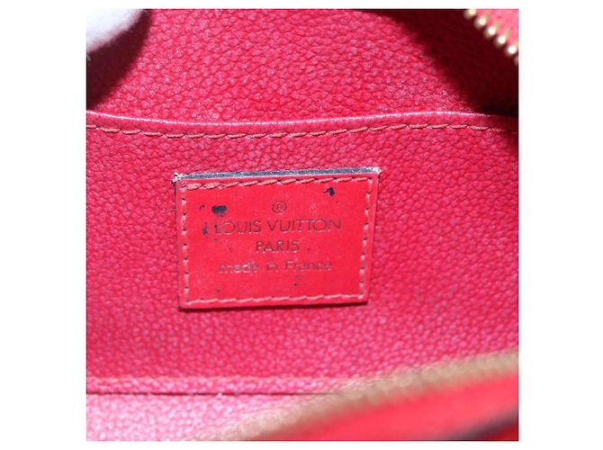 LOUIS VUITTON Pochette Dauphine PM Epi Rosso Castigliano M48447 LV Auth BA7421 - vista 9