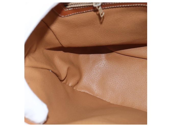 Céline Bolsa de Ombro em Lona Macadam CELINE em Couro PVC Marrom Dourado Auth ep11523 - vista 19