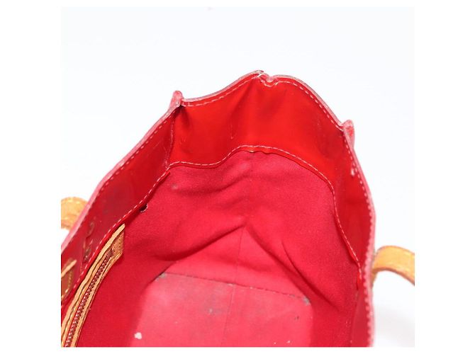 LOUIS VUITTON Monogram Vernis Reade PM Borsa a Mano Rossa M91088 LV Auth hk3180 Rosso - vista 20