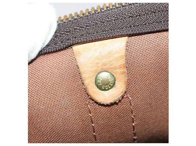 LOUIS VUITTON Borsa Boston Monogram Keepall 55 M41424 LV Auth 145318 Monogramma - vista 11