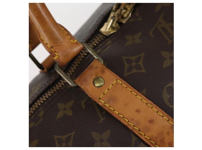 LOUIS VUITTON Borsa Boston Monogram Keepall 55 M41424 LV Auth 145318 Monogramma - vista 19