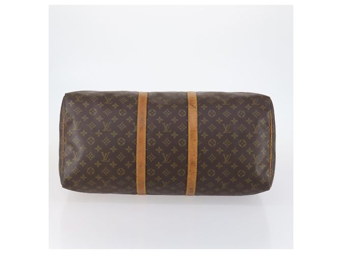 LOUIS VUITTON Borsa Boston Monogram Keepall 55 M41424 LV Auth 145318 Monogramma - vista 5