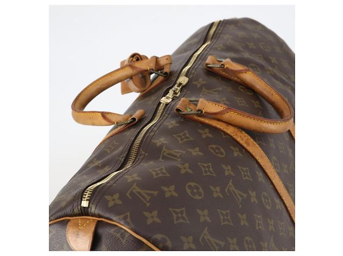 LOUIS VUITTON Borsa Boston Monogram Keepall 55 M41424 LV Auth 145318 Monogramma - vista 6