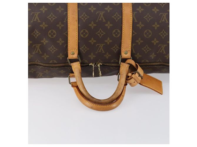 LOUIS VUITTON Borsa Boston Monogram Keepall 55 M41424 LV Auth 145318 Monogramma - vista 7