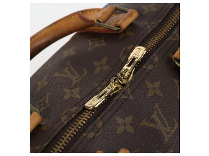 LOUIS VUITTON Borsa Boston Monogram Keepall 55 M41424 LV Auth 145318 Monogramma - vista 9