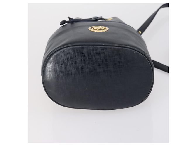Chloé Borsa Chloe HUNTING WORLD in pelle 2 pezzi blu navy marrone Auth gh1181 - vista 17