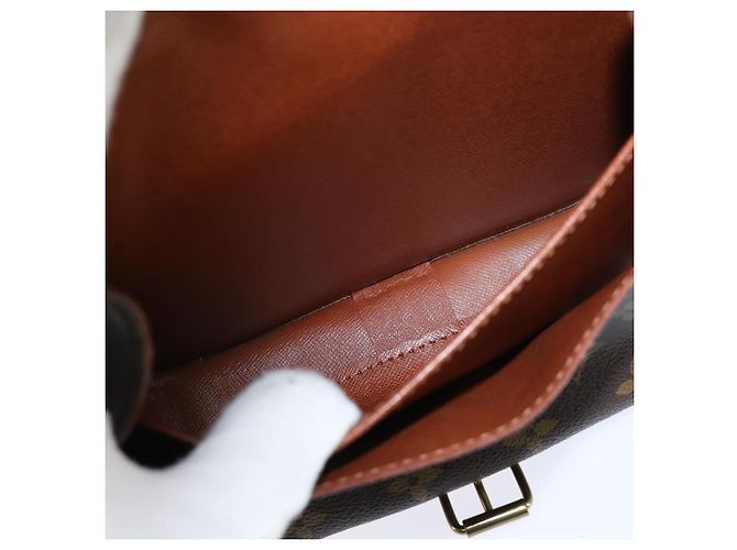 LOUIS VUITTON Borsa a Spalla Monogram Cartouchiere MM M51253 LV Auth 150668 Monogramma - vista 11