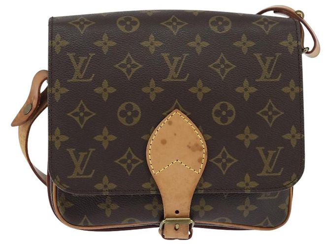 LOUIS VUITTON Borsa a Spalla Monogram Cartouchiere MM M51253 LV Auth 150668 Monogramma - vista 13