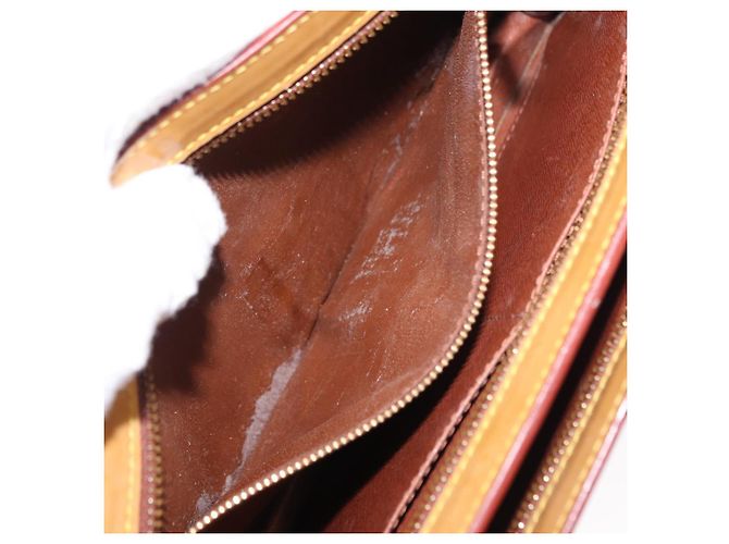 LOUIS VUITTON Borsa a Spalla Epi Angian Beige M52116 LV Auth 153996 - vista 11