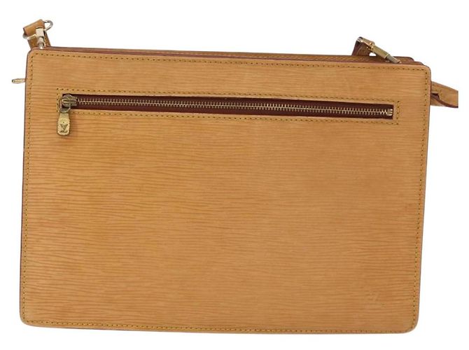 LOUIS VUITTON Borsa a Spalla Epi Angian Beige M52116 LV Auth 153996 - vista 13