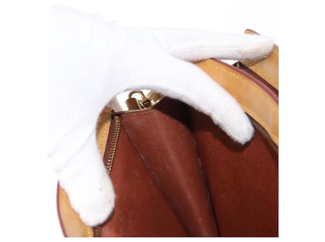 LOUIS VUITTON Borsa a Spalla Epi Angian Beige M52116 LV Auth 153996 - vista 22