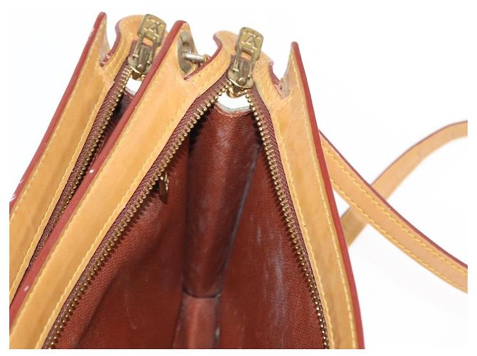 LOUIS VUITTON Borsa a Spalla Epi Angian Beige M52116 LV Auth 153996 - vista 23