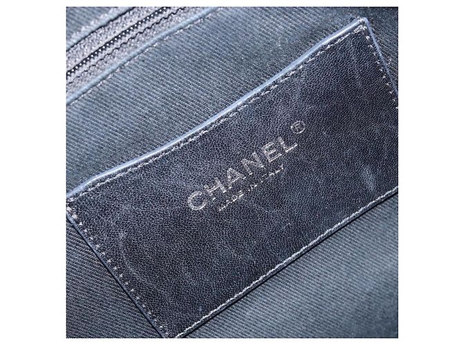 CHANEL Borsa a Spalla Wild Stitch con Catena in Tela Verde CC Auth 148380 - vista 17