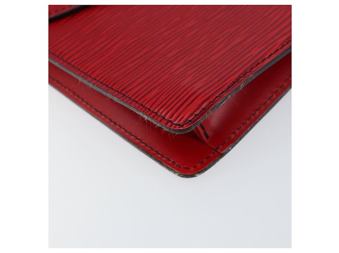 LOUIS VUITTON Clutch Montaigne 23 Epi Rosso M52667 LV Auth bs30896 - vista 14