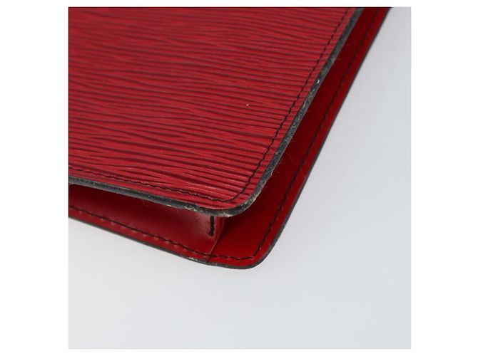 LOUIS VUITTON Clutch Montaigne 23 Epi Rosso M52667 LV Auth bs30896 - vista 15