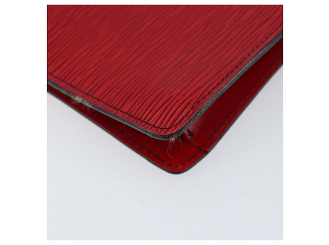 LOUIS VUITTON Clutch Montaigne 23 Epi Rosso M52667 LV Auth bs30896 - vista 16