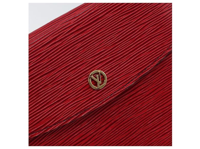 LOUIS VUITTON Clutch Montaigne 23 Epi Rosso M52667 LV Auth bs30896 - vista 17