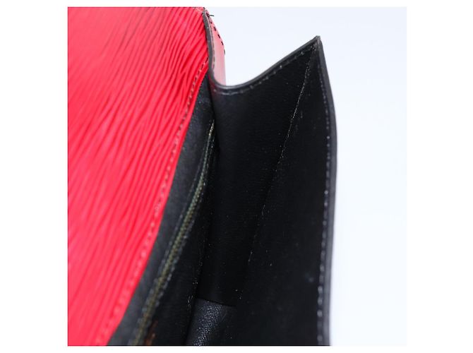 LOUIS VUITTON Clutch Montaigne 23 Epi Rosso M52667 LV Auth bs30896 - vista 18