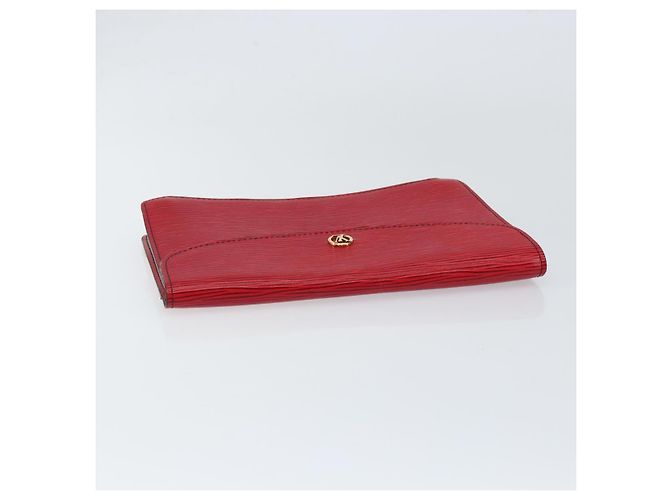 LOUIS VUITTON Clutch Montaigne 23 Epi Rosso M52667 LV Auth bs30896 - vista 5