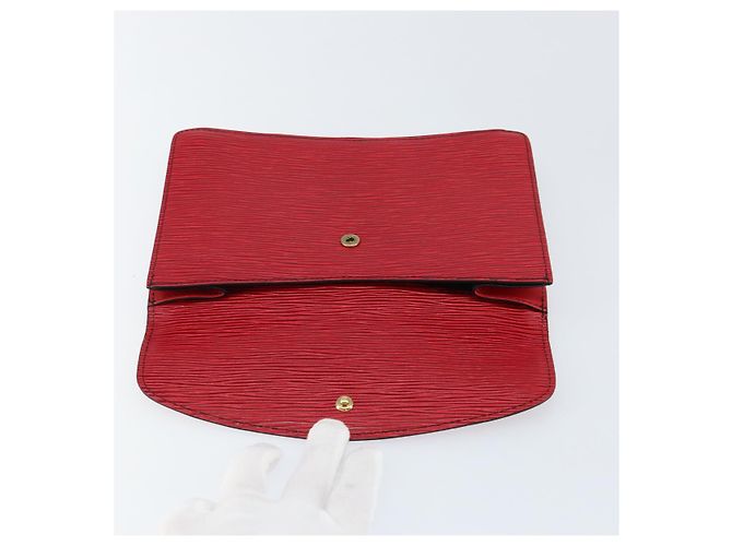 LOUIS VUITTON Clutch Montaigne 23 Epi Rosso M52667 LV Auth bs30896 - vista 8