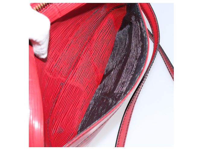 LOUIS VUITTON Borsa a Spalla Epi Trocadero 23 Rossa M52307 LV Auth 152681 Rosso - vista 11