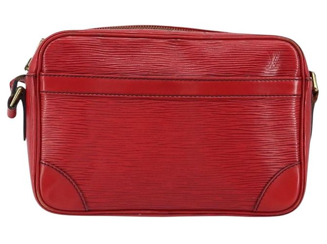 LOUIS VUITTON Borsa a Spalla Epi Trocadero 23 Rossa M52307 LV Auth 152681 Rosso - vista 13