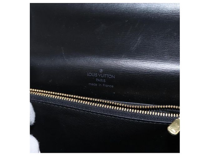 LOUIS VUITTON Borsa a Mano Epi Concorde Nera M52132 LV Auth ka091 Nero - vista 19