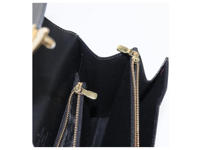 LOUIS VUITTON Borsa a Mano Epi Concorde Nera M52132 LV Auth ka091 Nero - vista 22