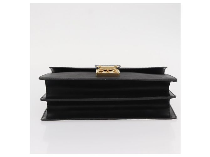 LOUIS VUITTON Borsa a Mano Epi Concorde Nera M52132 LV Auth ka091 Nero - vista 5